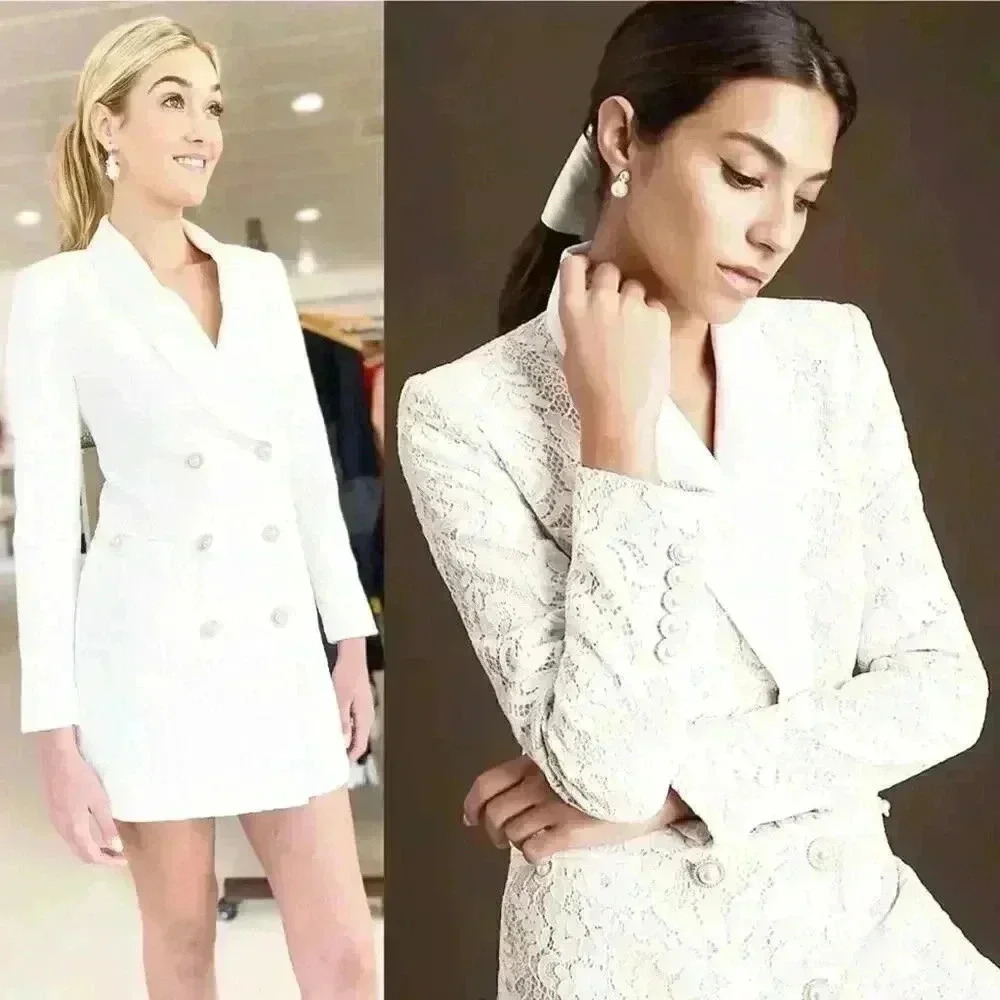 NWT Rebecca Vallance Bridal Harriet blazer minidress Size 2 US - Picture 16 of 16